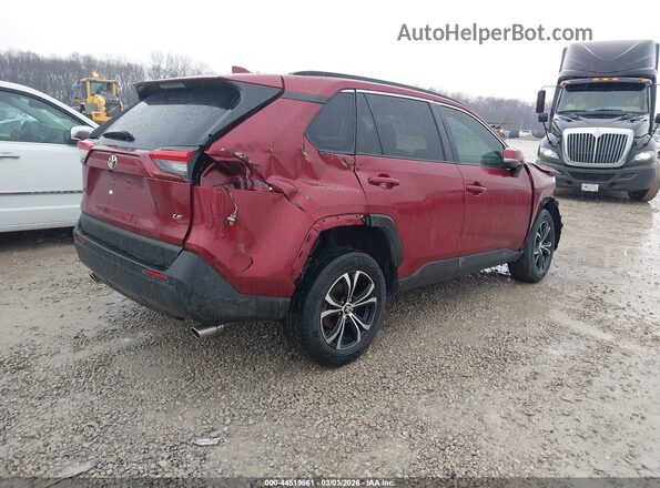 2T3K1RFV1LC041185 2020 TOYOTA LE Red Задня права чверть
