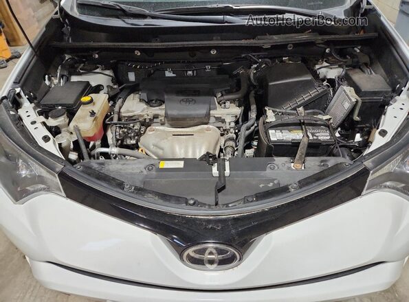 2T3RFREV4JW744180 2018 TOYOTA RAV4 Белый Вид подкапотного пространства