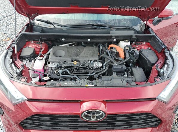 2T3RWRFV3SW267886 2025 TOYOTA RAV4 Red Vista del compartimento del motor