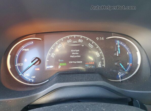 2T3T6RFV8RW077730 2024 TOYOTA RAV4 Синий Вид щитка приборов