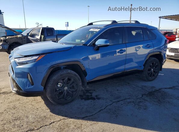 2T3T6RFV8RW077730 2024 TOYOTA RAV4 Синий Передняя левая четверть