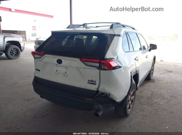 2T3UWRFV1PW168548 2023 TOYOTA RAV4 HYBRID White უკანა მარჯვენა