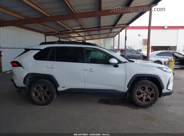 2T3UWRFV1PW168548 2023 TOYOTA RAV4 HYBRID White უკანა სალონის ხედი