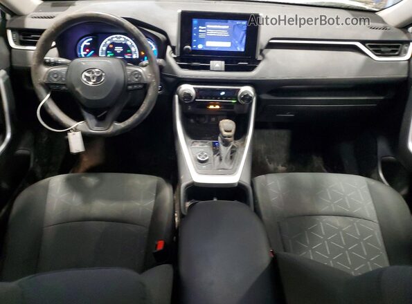 2T3UWRFV4PW184940 2023 TOYOTA RAV4 White Вид панелі приладів