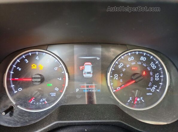 2T3W1RFV4KW051417 2019 TOYOTA RAV4 Gray Instrument cluster view