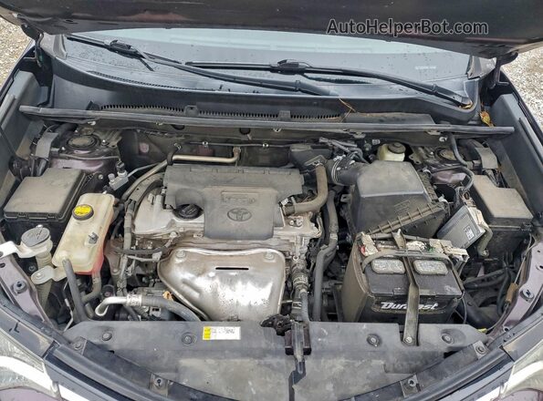2T3WFREV1JW464591 2018 TOYOTA RAV4 Фиолетовый Вид подкапотного пространства