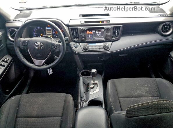 2T3WFREV1JW464591 2018 TOYOTA RAV4 Фиолетовый Вид панели приборов