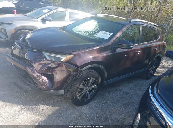 2T3WFREV8GW295033 2016 TOYOTA LE Темно-бордовый Передняя левая четверть