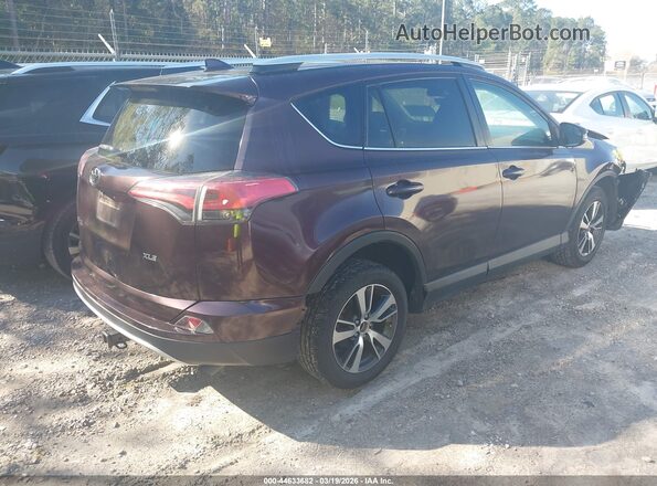 2T3WFREV8GW295033 2016 TOYOTA LE Темно-бордовый Задняя правая четверть