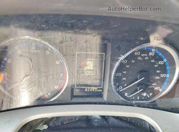 2T3YFREV9JW463696 2018 TOYOTA LIMITED Black Vista del cuadro de instrumentos