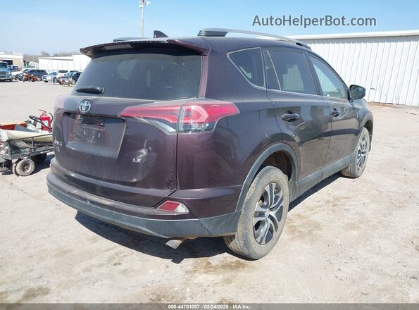 2T3ZFREV2HW317932 2017 TOYOTA LE Purple Tył prawy
