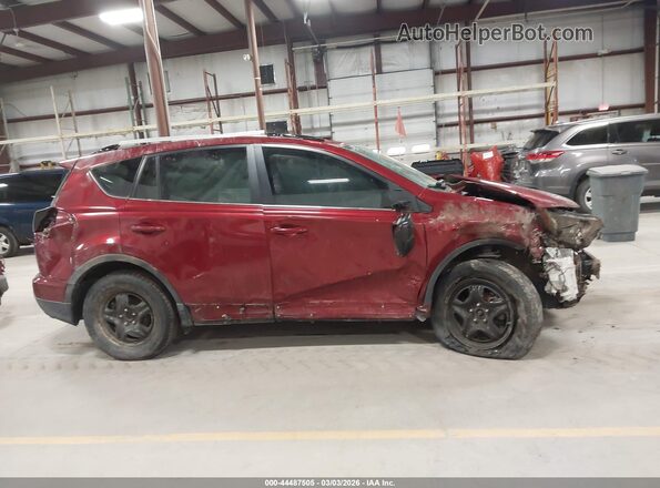 2T3ZFREV6JW425010 2018 TOYOTA LE Red Սալոնի հետևի տեսք