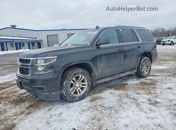 1GNSKBKC7HR254549 2017 CHEVROLET TAHOE Черный Передняя левая четверть