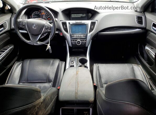 19UUB2F59JA003616 2018 ACURA TLX Черный Вид щитка приборов
