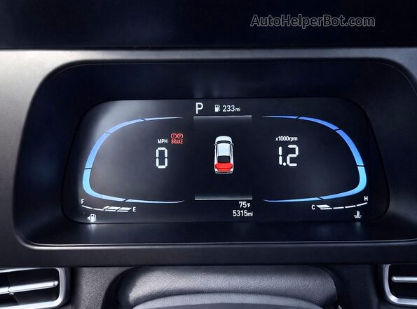 KMHLM4DG5TU122748 2026 HYUNDAI ELANTRA Черный Вид щитка приборов