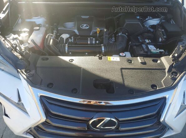 JTJYARBZ1G2046237 2016 LEXUS NX White Widok naklejki z numerem VIN