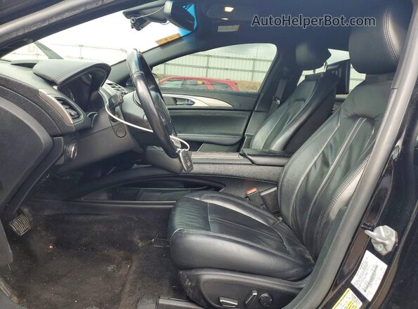 3LN6L5LU9HR654127 2017 LINCOLN MKZ Черный Вид панели приборов
