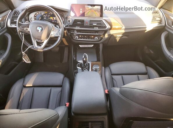5UXTR7C54KLE94319 2019 BMW X3 Silver Widok zestawu wskaźników