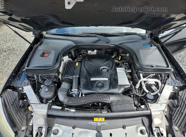 WDC0J4KB2HF190860 2017 MERCEDES-BENZ GLC-CLASS Black VIN კოდის სტიკერის ხედი