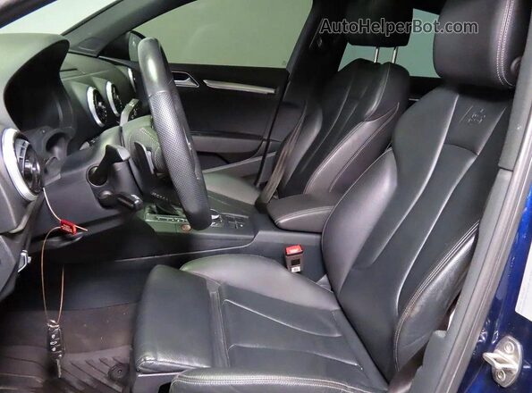 WAUB1GFF6KA100141 2019 AUDI S3 Blue Widok tylnych siedzeń