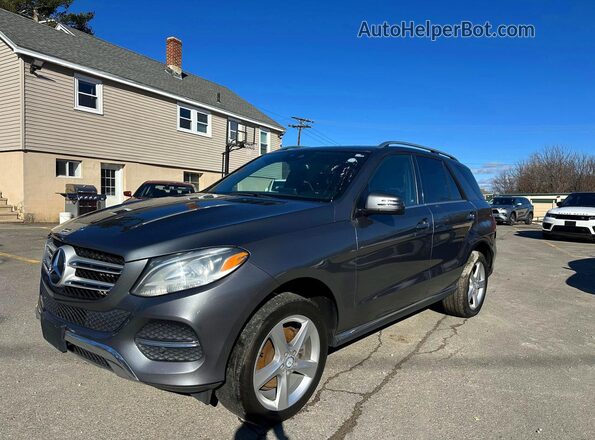 4JGDA5HB1HA844695 2017 MERCEDES-BENZ GLE Серый Задняя левая четверть