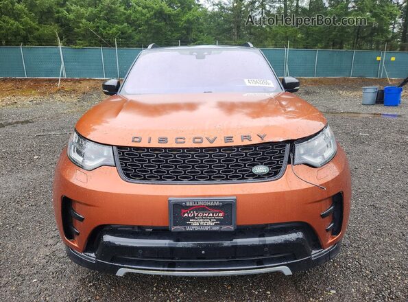 SALRHBBK7HA035787 2017 LAND ROVER DISCOVERY Orange Вид ззаду