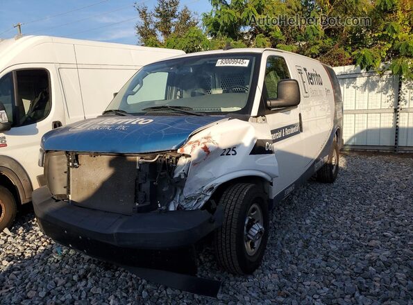 1GTW7AFP3P1120363 2023 GMC SAVANA Белый Задняя левая четверть