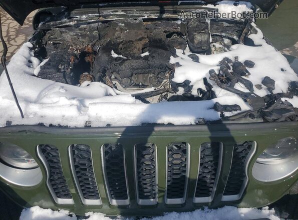 1C4JJXP68PW627427 2023 JEEP WRANGLER Зеленый Вид наклейки с VIN-кодом