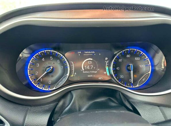2C4RC1BGXRR116274 2024 CHRYSLER PACIFICA Белый Вид щитка приборов