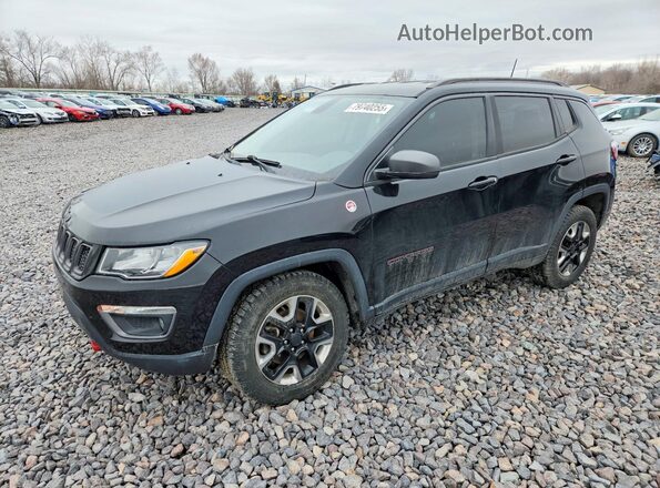 3C4NJDDB1HT624488 2017 JEEP COMPASS Black Trasero izquierdo