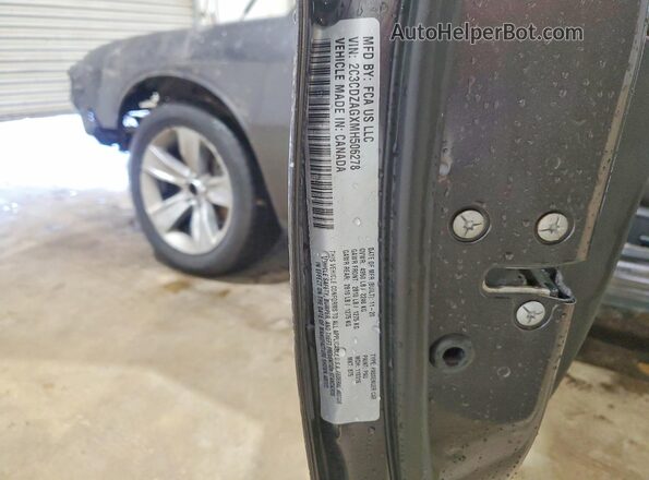 2C3CDZAGXMH506278 2021 DODGE CHALLENGER Угольный Панорамный вид салона 360°