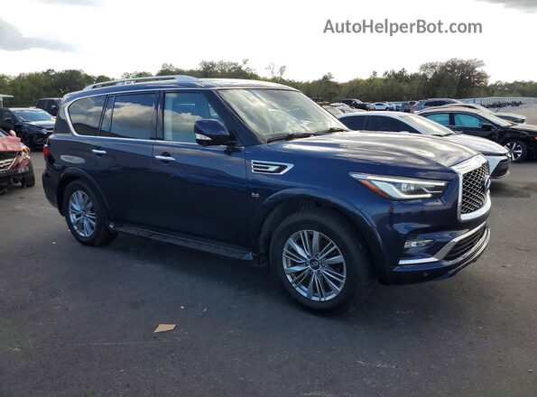 JN8AZ2NE4K9227902 2019 INFINITI QX80 Синий Вид спереди