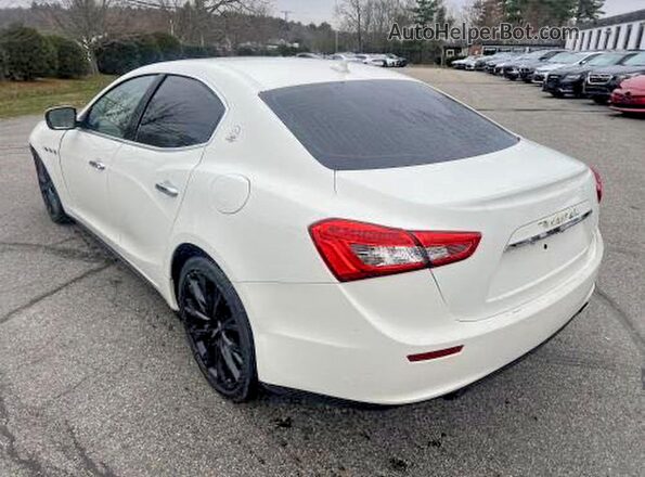 ZAM57RSA0G1172444 2016 MASERATI GHIBLI Белый Передняя правая четверть