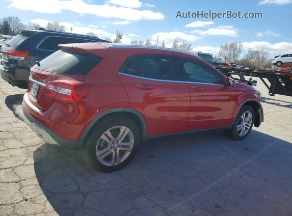 WDCTG4GB7JJ373324 2018 MERCEDES-BENZ GLA Красный Передняя правая четверть