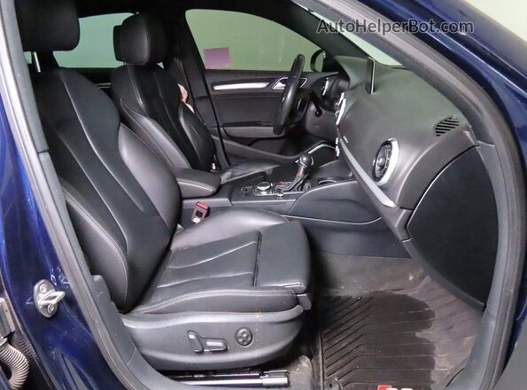 WAUB1GFF6KA100141 2019 AUDI S3 Blue Widok z tyłu