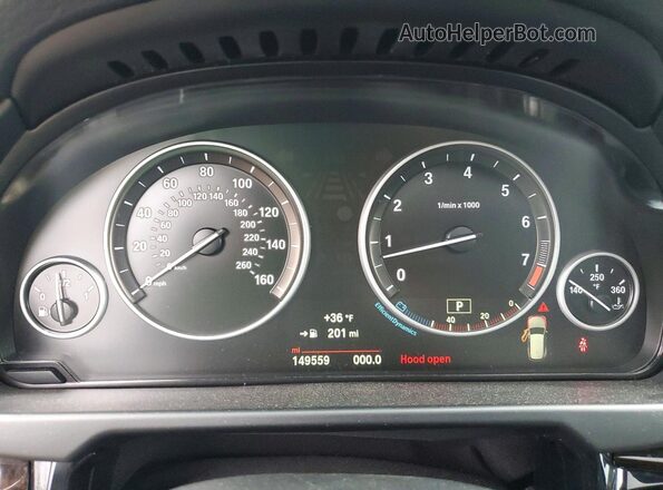5UXKR0C58G0P25442 2016 BMW X5 Черный Вид задних сидений