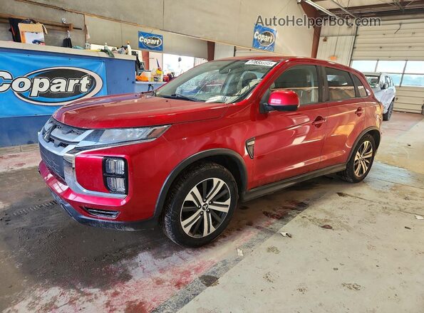JA4AR3AU8LU015494 2020 MITSUBISHI OUTLANDER Красный Задняя левая четверть