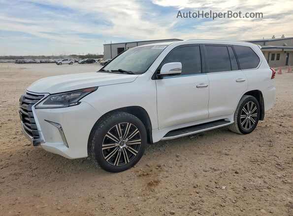 JTJHY7AX2K4285258 2019 LEXUS LX White Задня ліва чверть