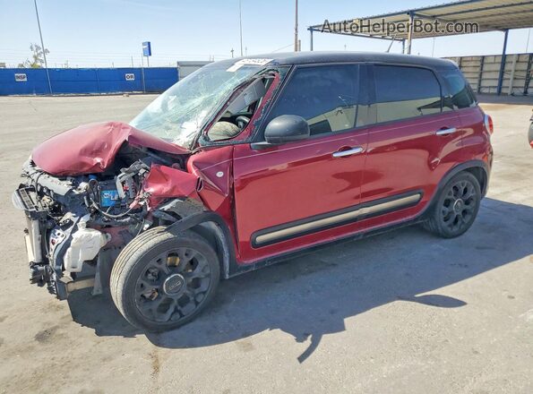 ZFBCFADH4GZ037434 2016 FIAT 500L Бордовый Передняя левая четверть
