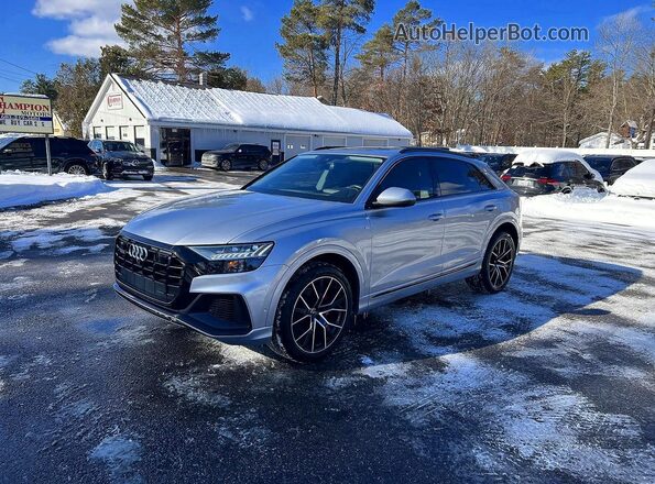 WA1FVAF19KD015748 2019 AUDI Q8 Silver Задня ліва чверть