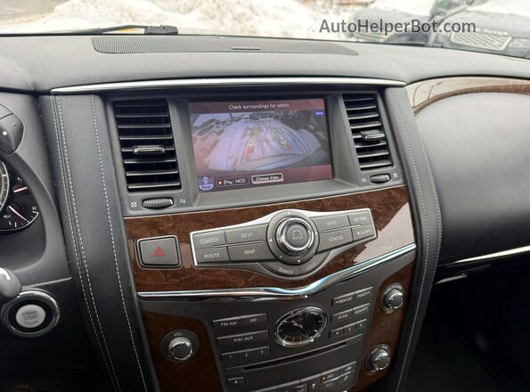 JN8AZ2NE9H9154342 2017 INFINITI QX80 Черный Вид подкапотного пространства