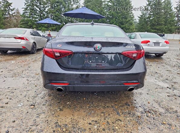 ZARFAEEN5H7542597 2017 ALFA ROMEO GIULIA Black Vista interior delantera