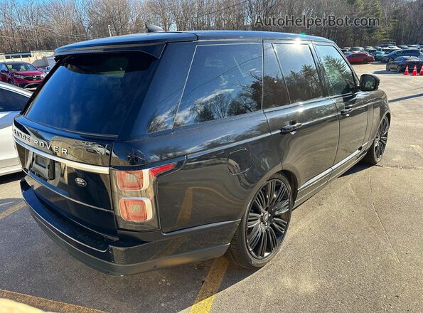 SALGS2SE0LA574568 2020 LAND ROVER RANGE Черный Передняя правая четверть