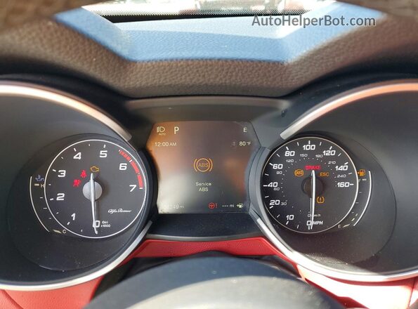 ZASPAJAN9K7C59485 2019 ALFA ROMEO STELVIO Black Widok tylnych siedzeń