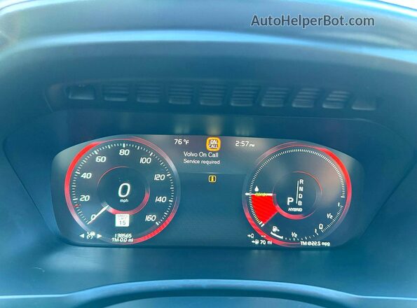 YV4BC0PLXH1180980 2017 VOLVO XC90 Black Սարքավորումների վահանակի տեսք