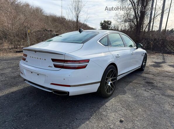 KMTGB4SC2NU092298 2022 GENESIS G80 Белый Вид спереди