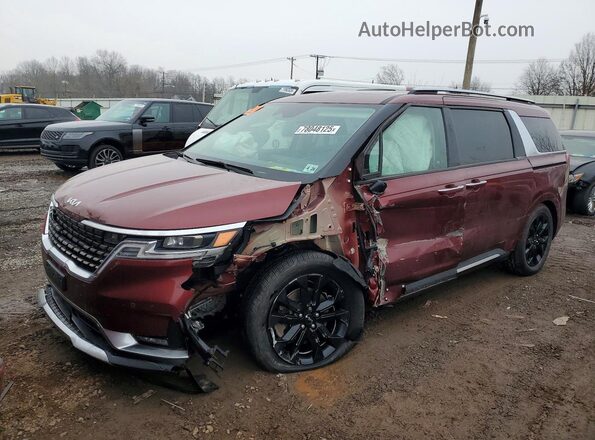 KNDNE5H30N6082075 2022 KIA CARNIVAL Красный Передняя левая четверть