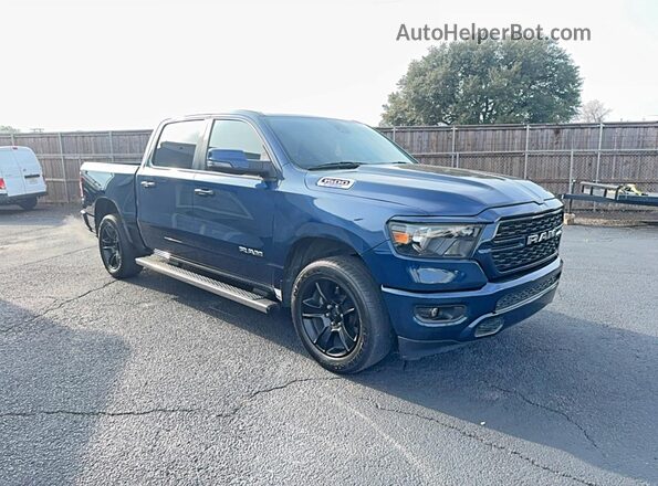 1C6RRFFG0PN529196 2023 RAM 1500 Синий Задняя левая четверть