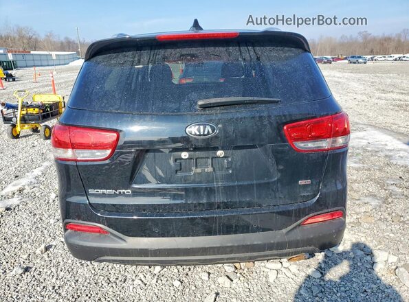5XYPG4A35JG357308 2018 KIA SORENTO Black Вид салону спереду