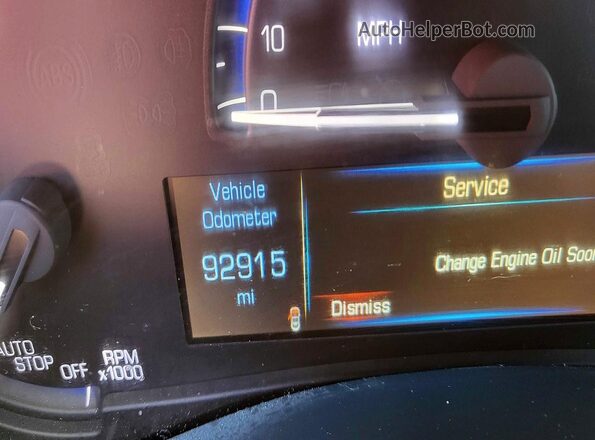 1G6AH1RX6G0131871 2016 CADILLAC ATS Красный Вид щитка приборов